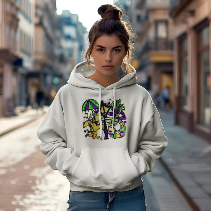 Mardi Gras Holiday DTF Transfer SKU024