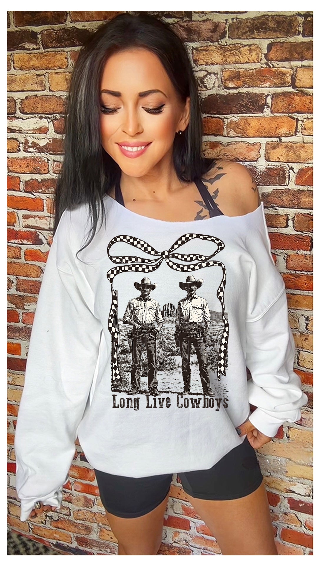 Long Live Cowboys Adult 11in DTF Transfer SKU163