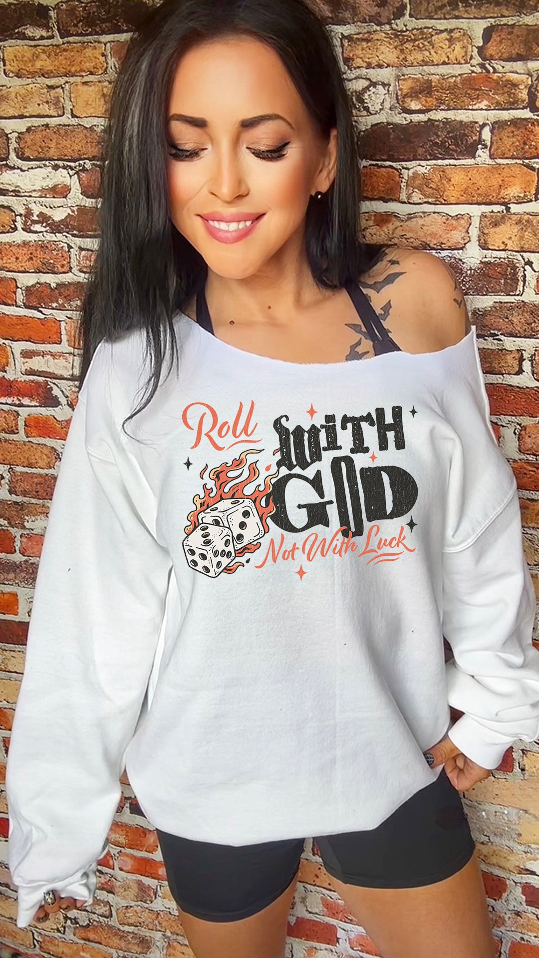 Roll With God 11in DTF Transfer SKU103
