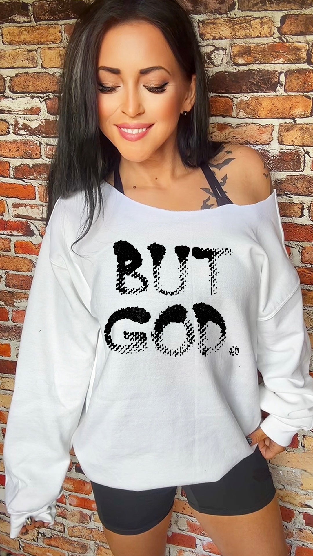 But God 11in DTF Transfer SKU79