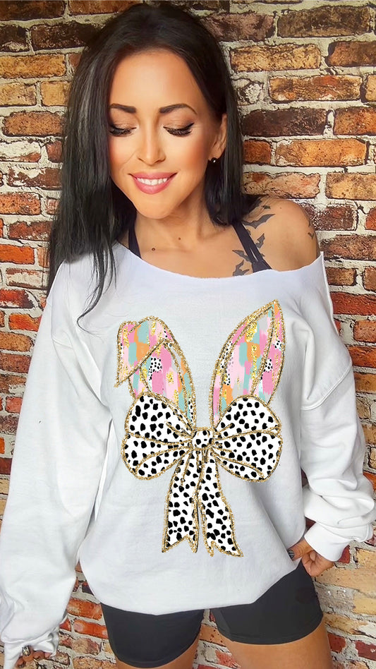 Bunny Ears Adult 11in DTF Transfer SKU153