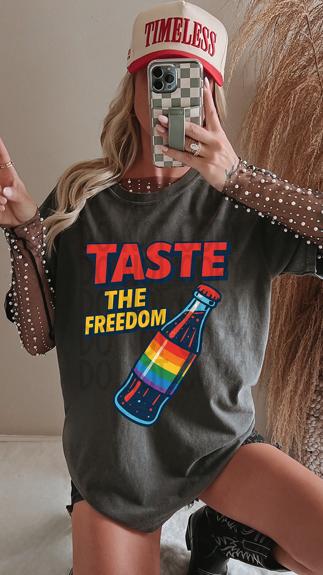 Taste The Freedom Humor DTF Transfer 11in-SKU70