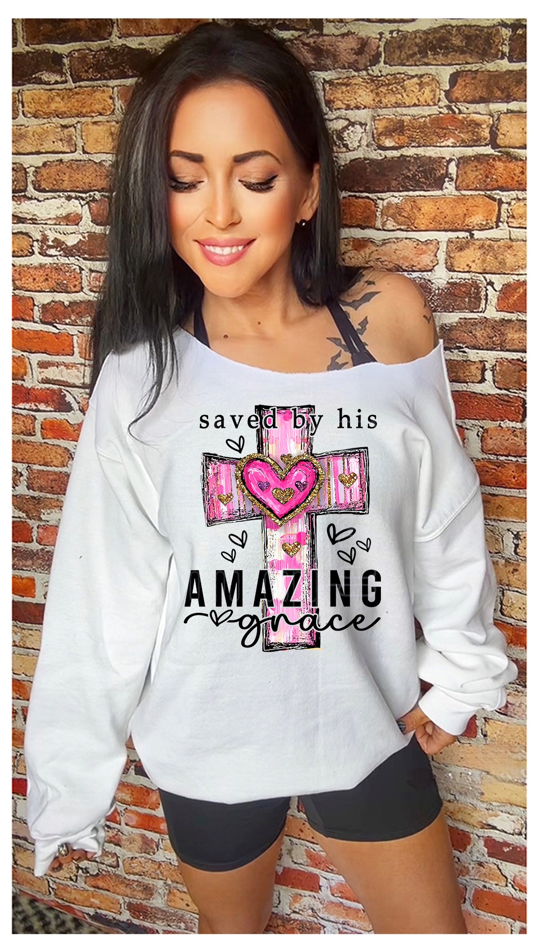 Amazing Grace Adult 11in DTF Transfer SKU197