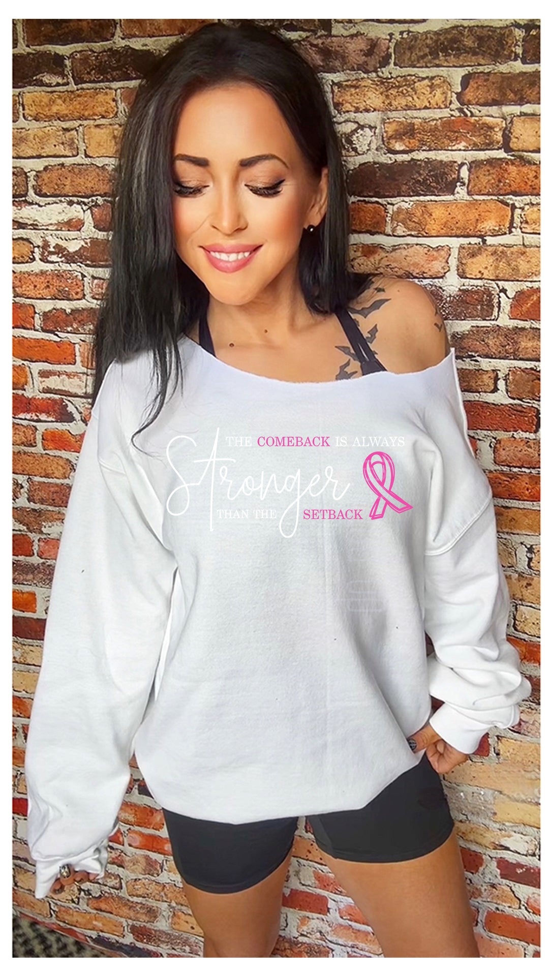 Stronger Breast Cancer Adult 11in DTF Transfer SKU156