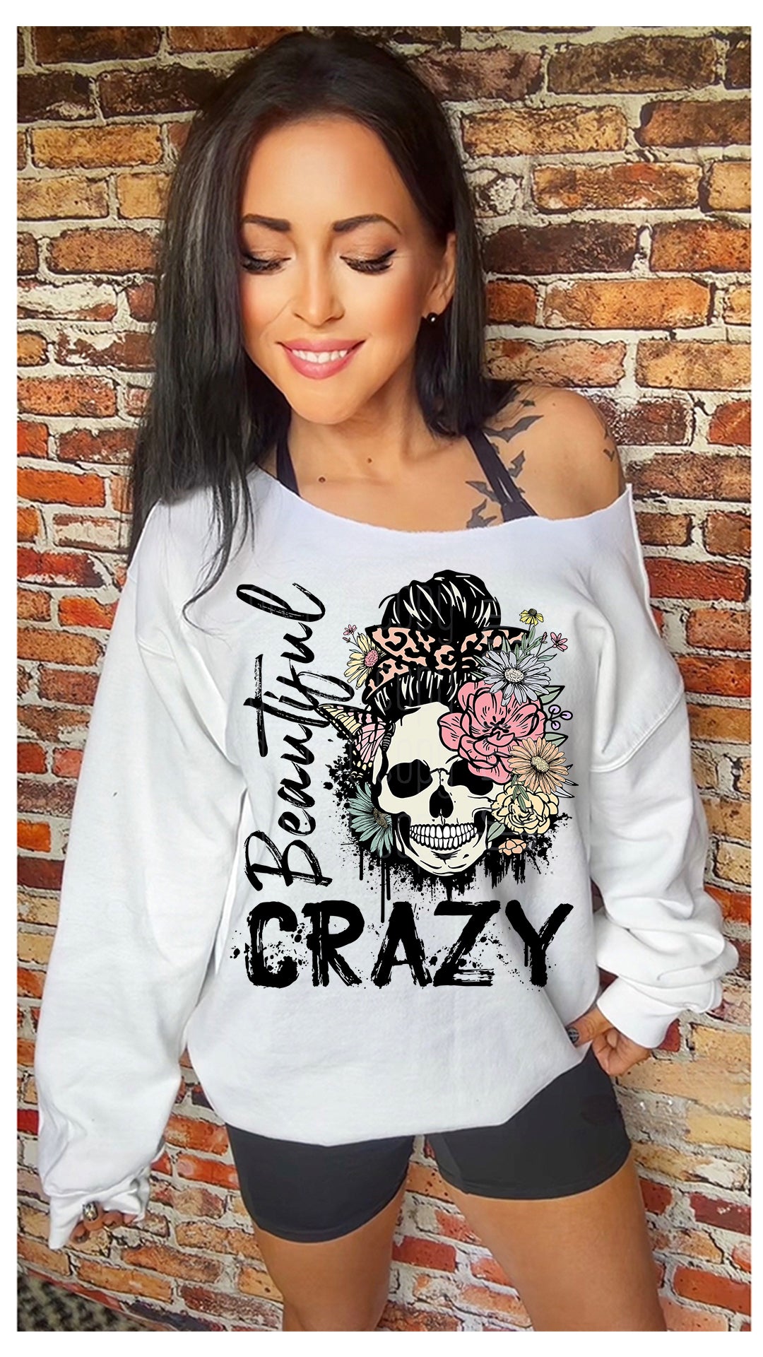 Beautiful Crazy Adult 11in DTF Transfer SKU171