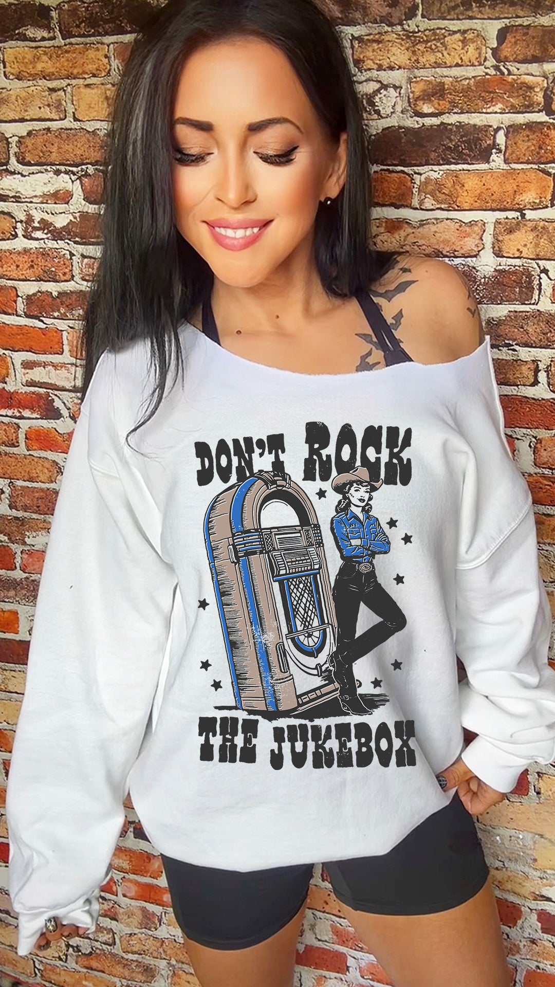 Don’t Rock The Jukebox Adult 11in DTF Transfer SKU14