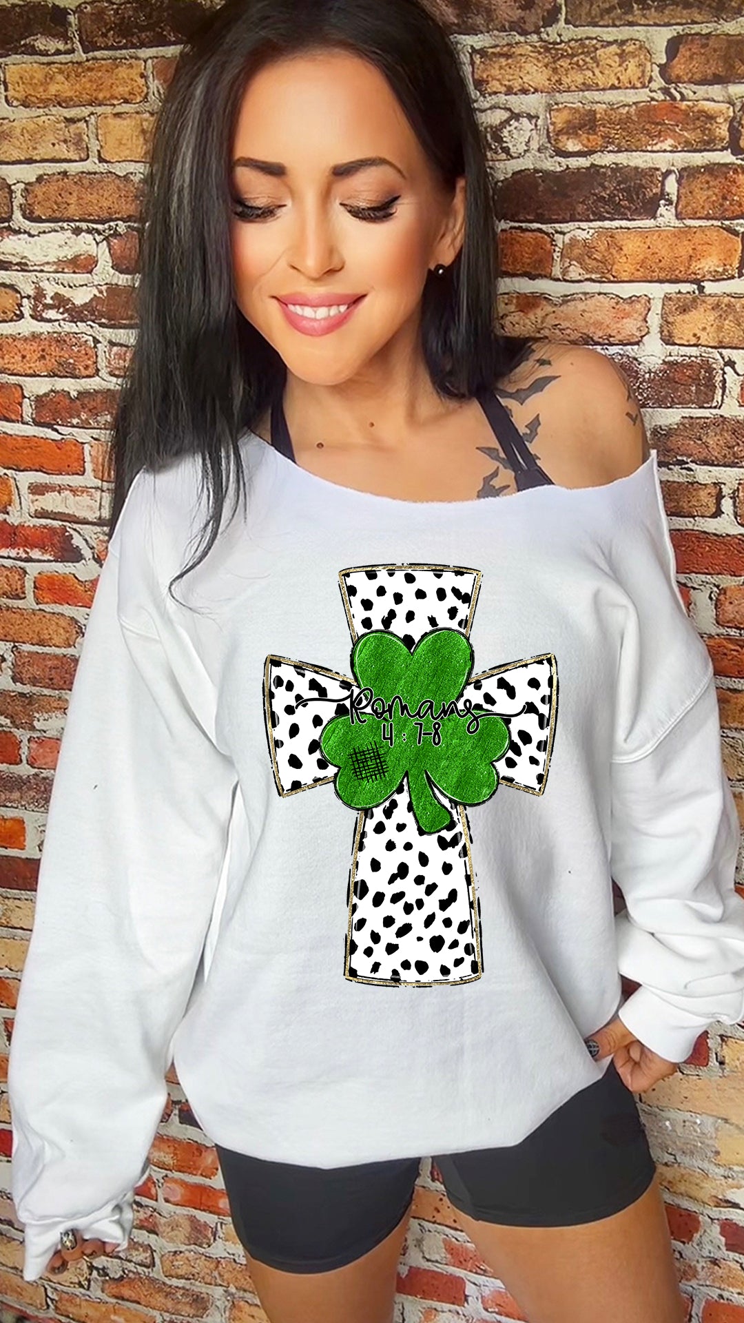 Cross St. Patrick’s Day 11in DTF Transfer SKU53
