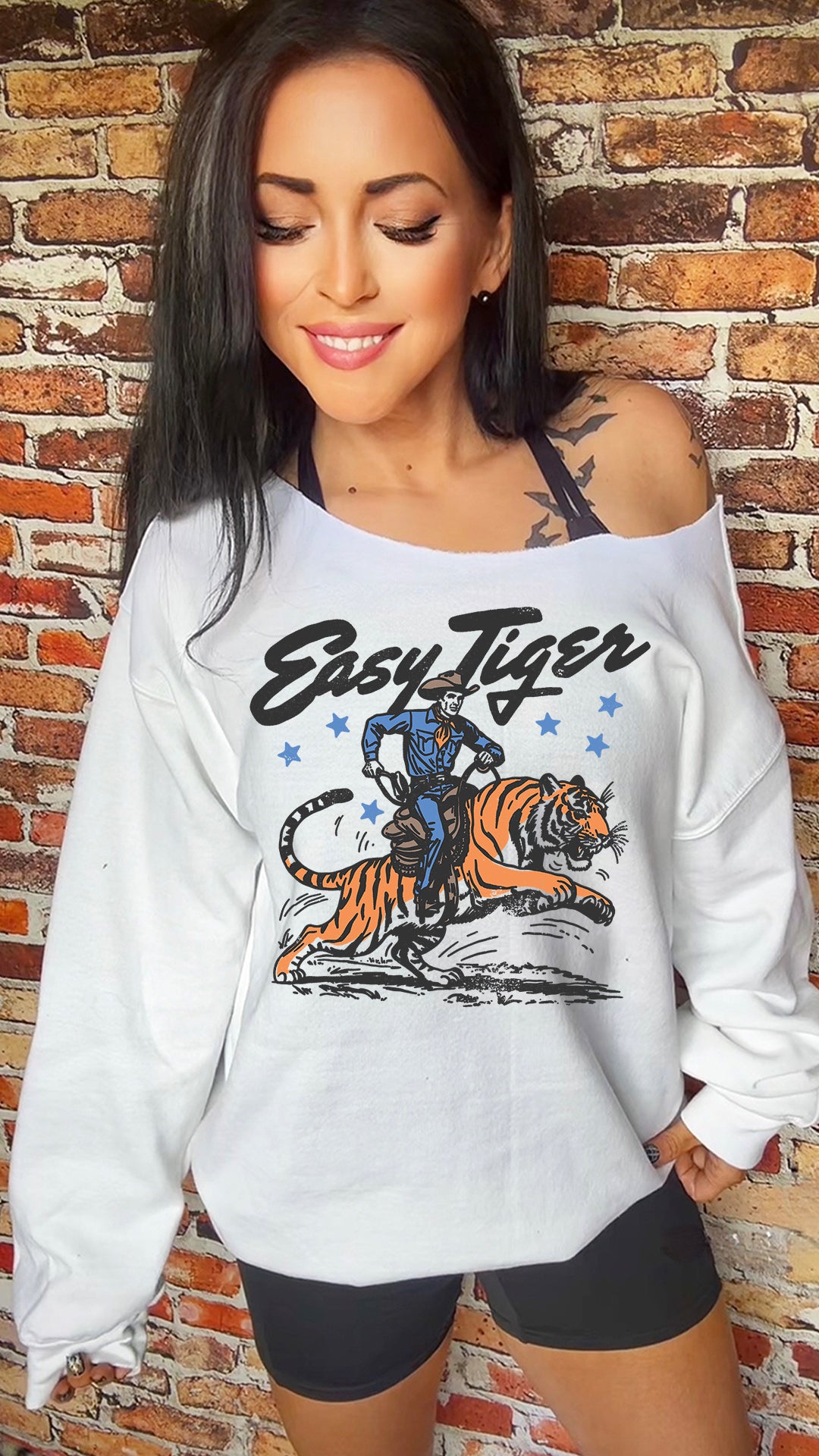 Easy Tiger Adult 11in DTF Transfer SKU15