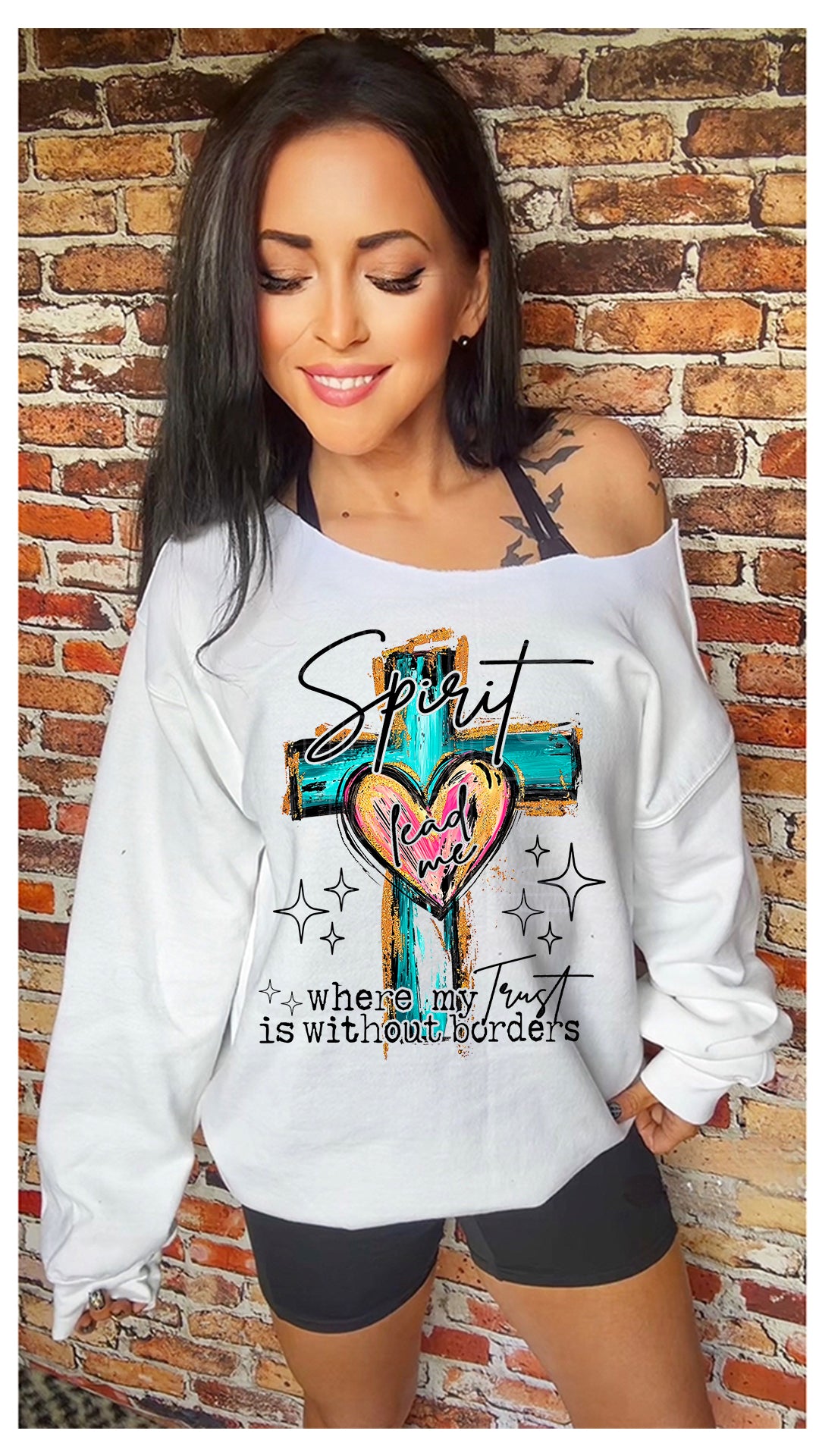 Spirit Lead Me Adult 11in DTF Transfer SKU196