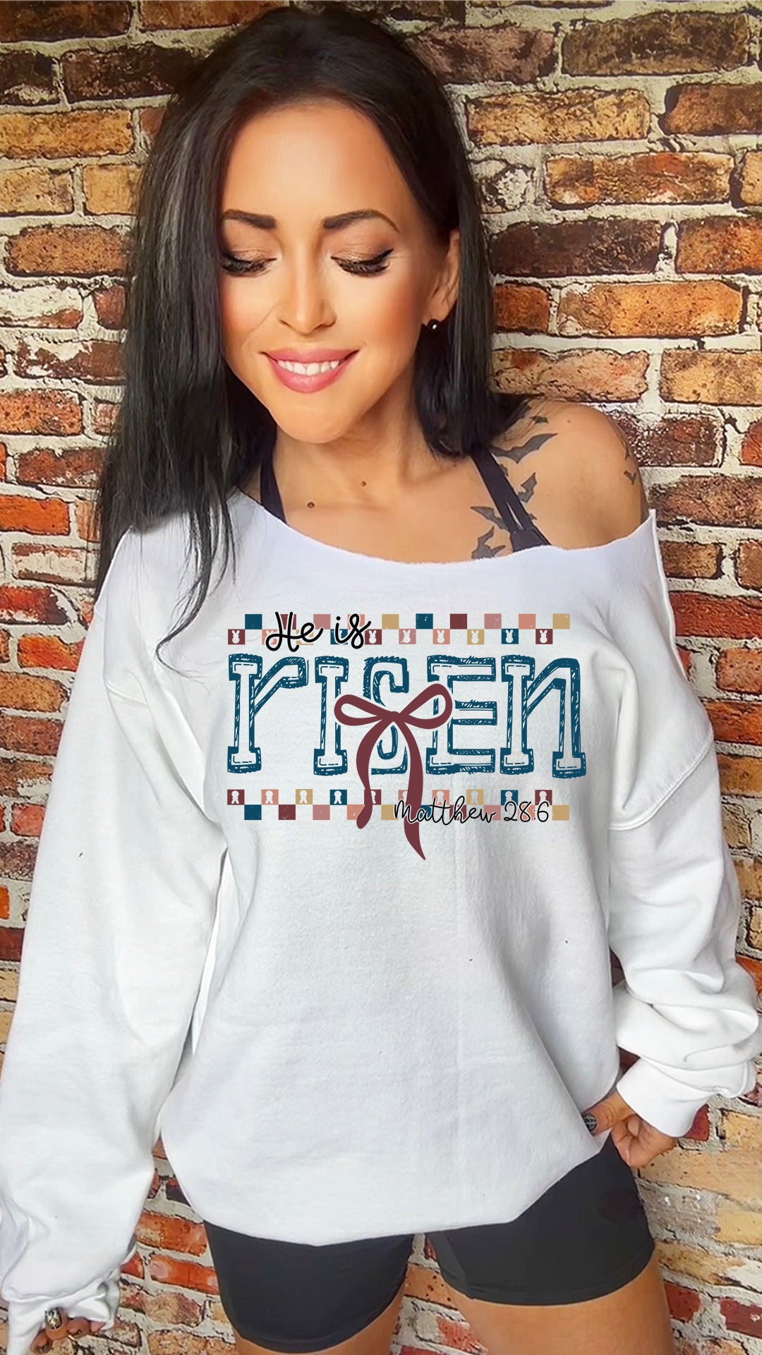 He Is Risen Adult 11in DTF Transfer SKU151