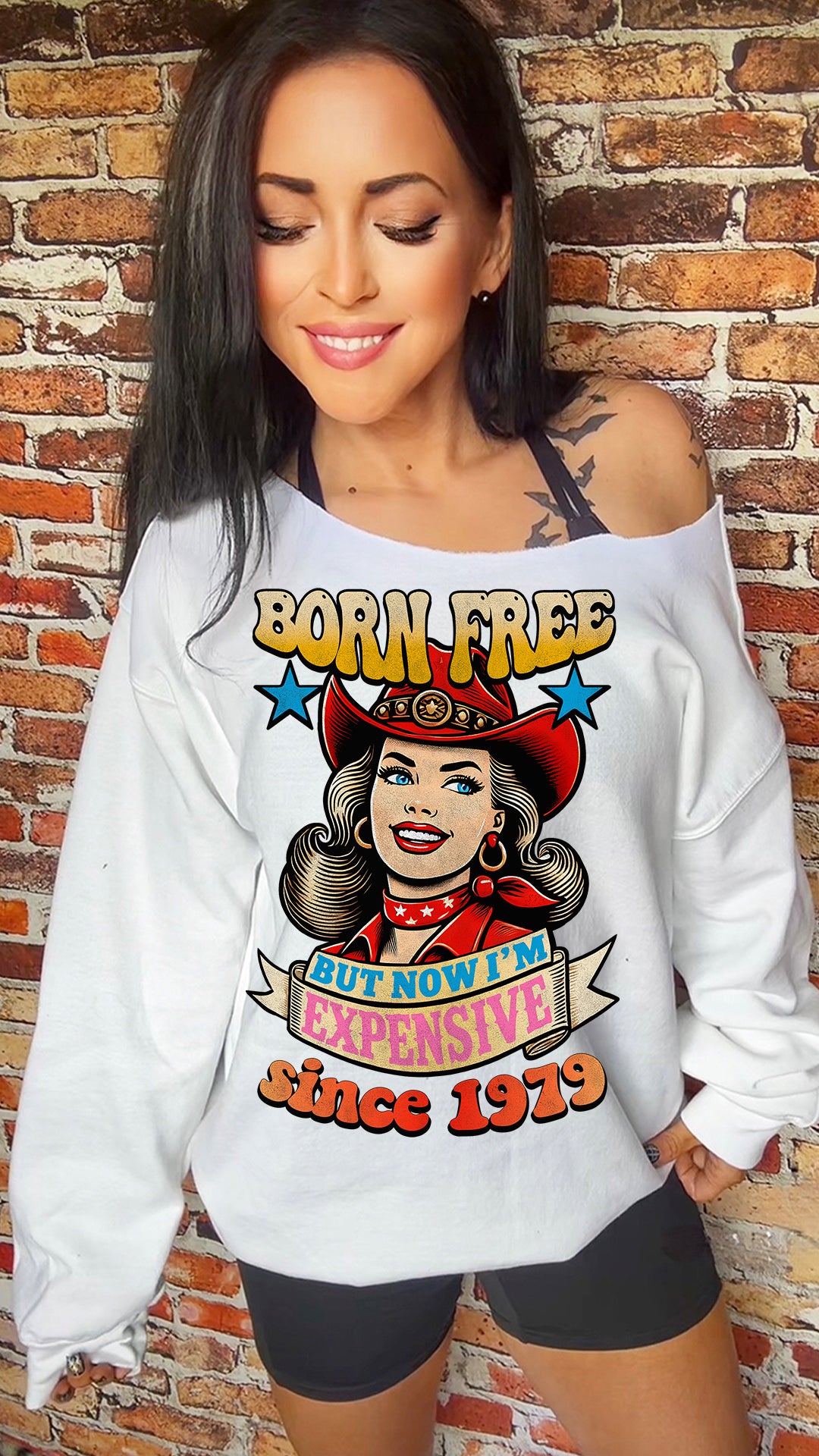 Born Free 11in DTF Transfer SKU99