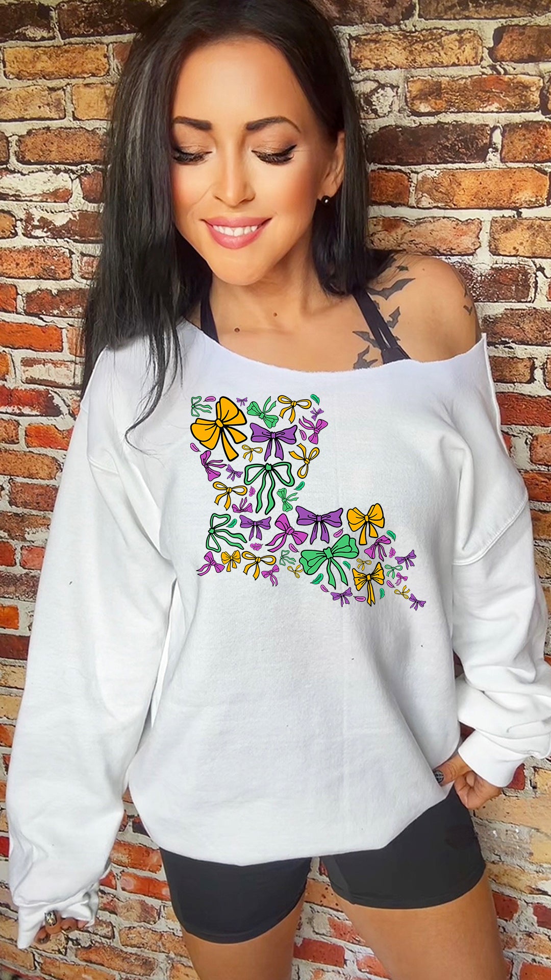 Mardi Gras 11in DTF Transfer SKU27