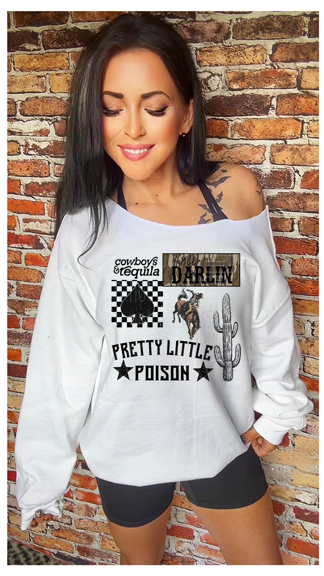Western Collab Darlin Adult 11in DTF Transfer SKU210