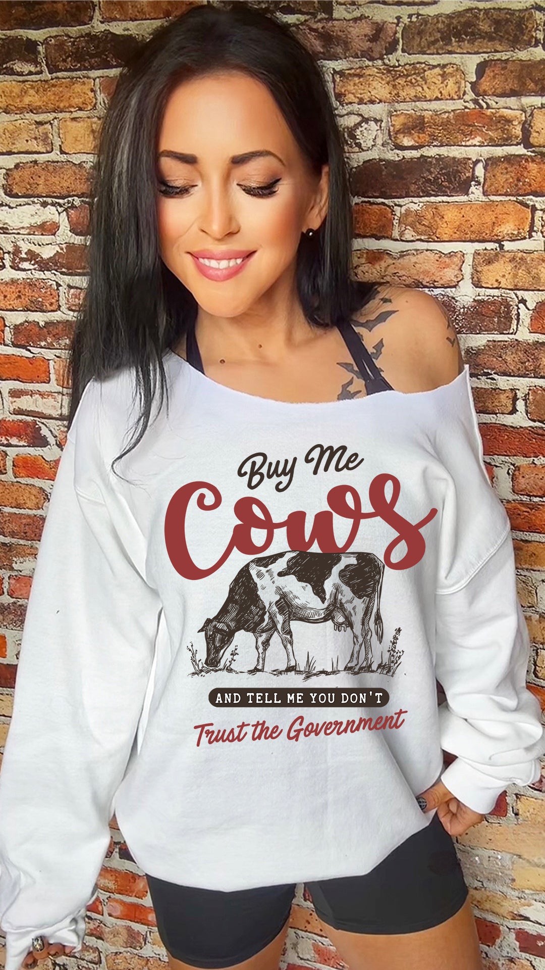 Buy Me Cows 11in DTF Transfer SKU112