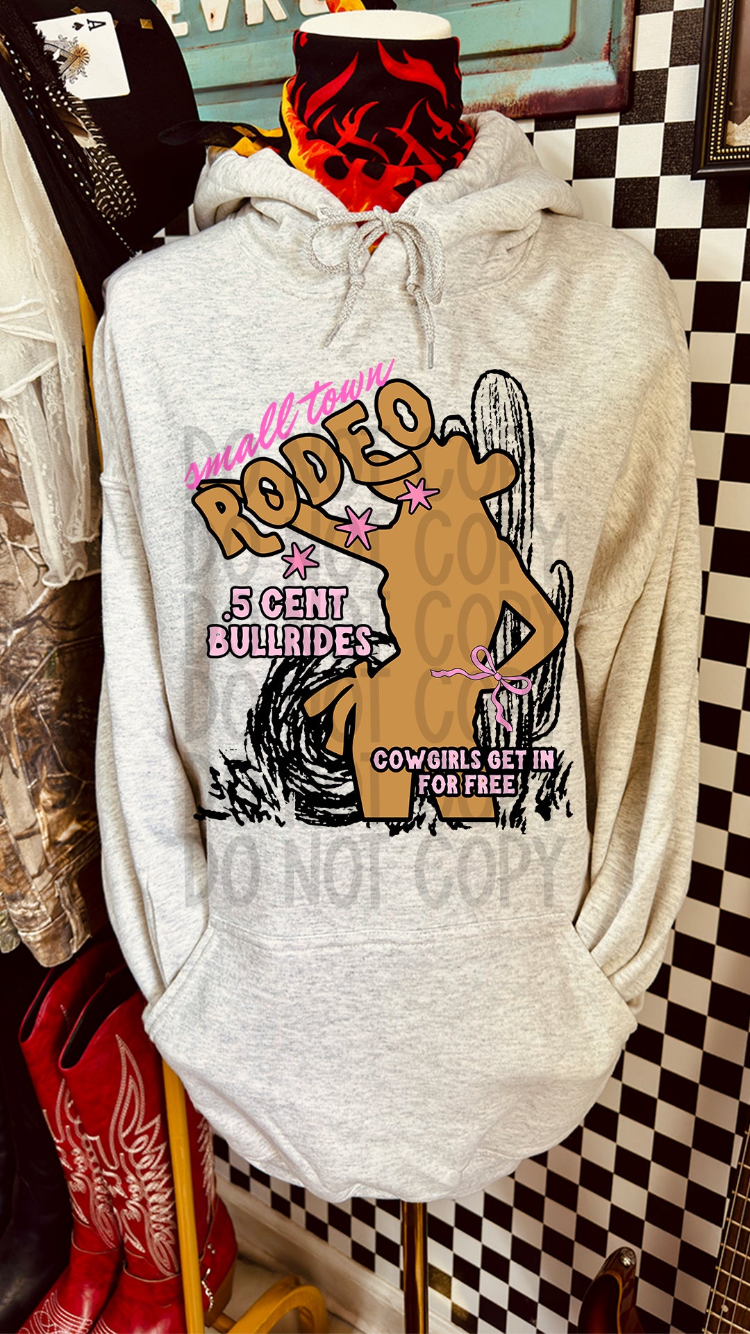 Rodeo Western DTF Transfer 11in-SKU35