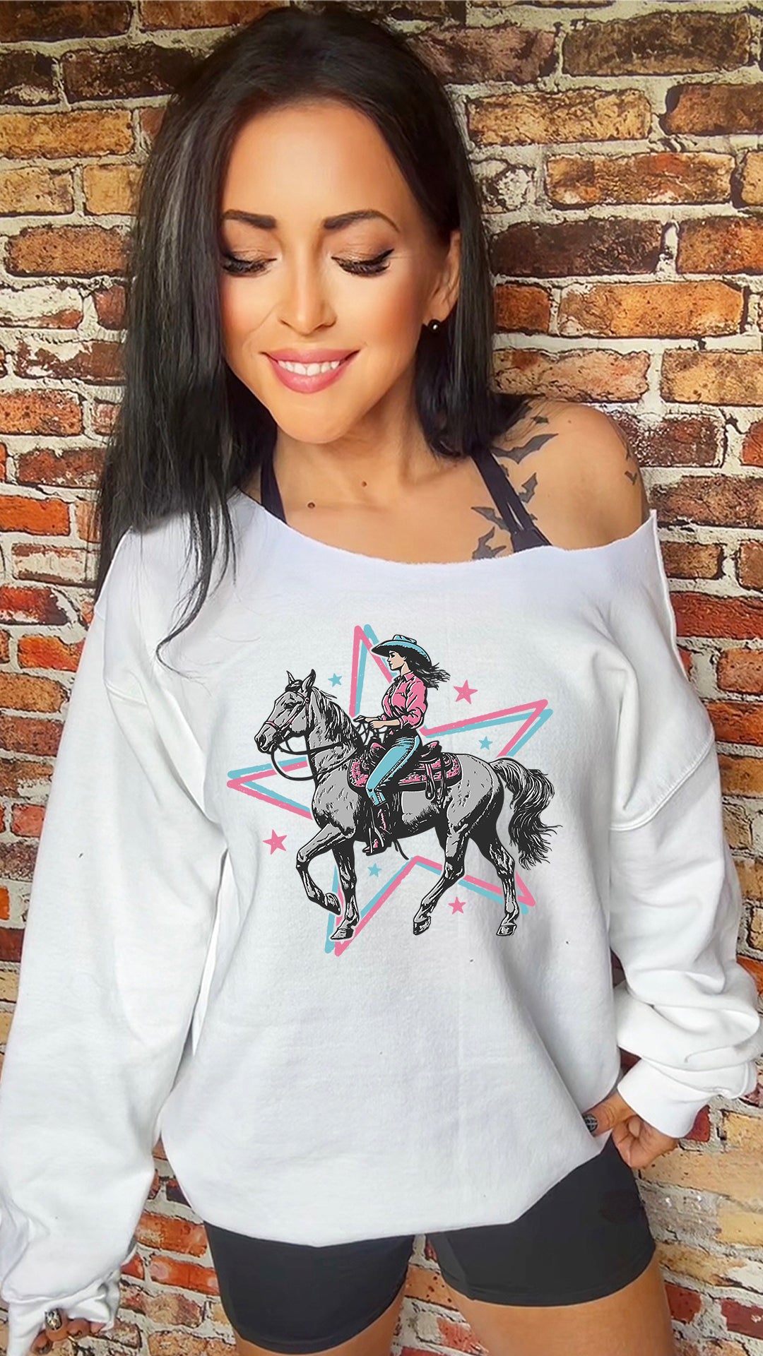 Cowgirl 11in DTF Transfer SKU116