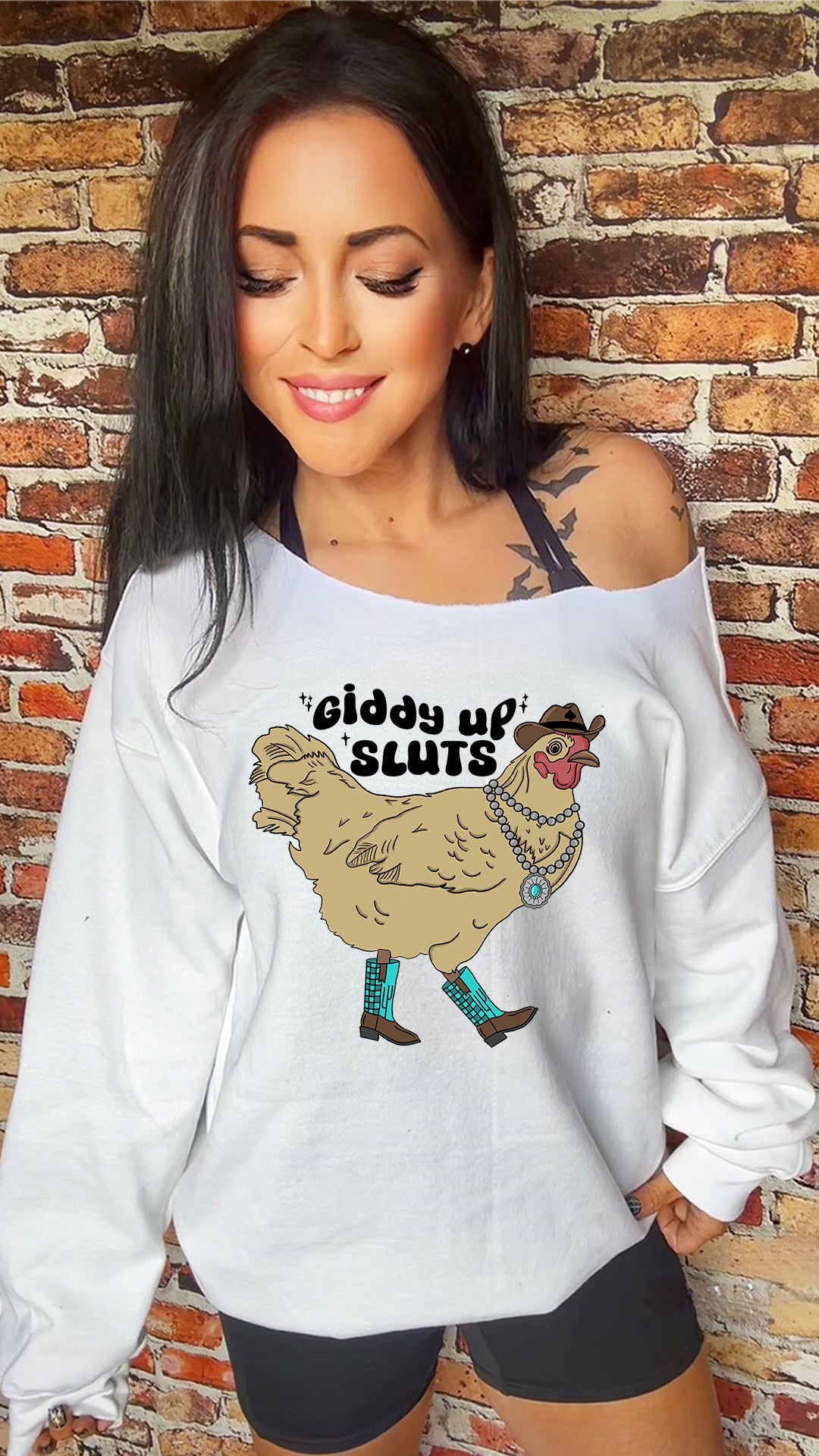 Giddy Up Adult 11in DTF Transfer SKU130