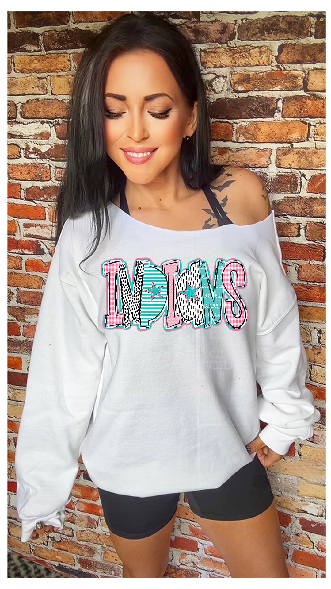 Indians Adult 11in DTF Transfer SKU177