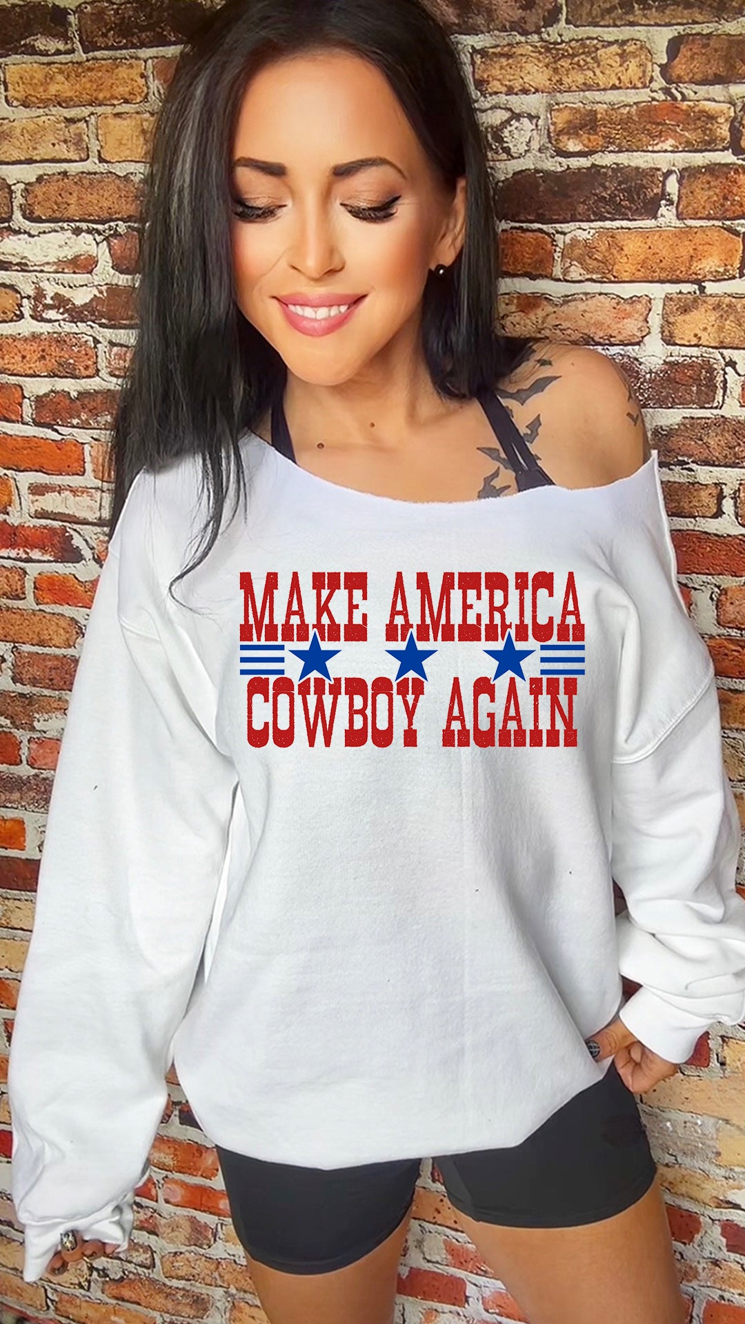 Make America Cowboy 11in DTF Transfer SKU91