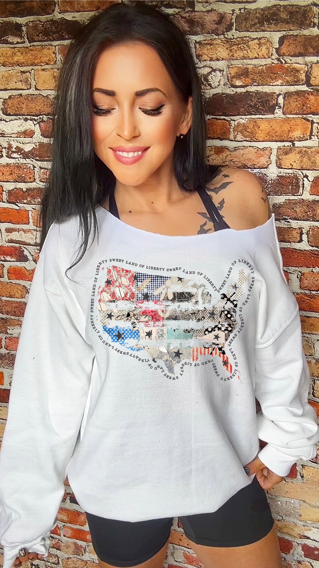 America Adult 11in DTF Transfer SKU128