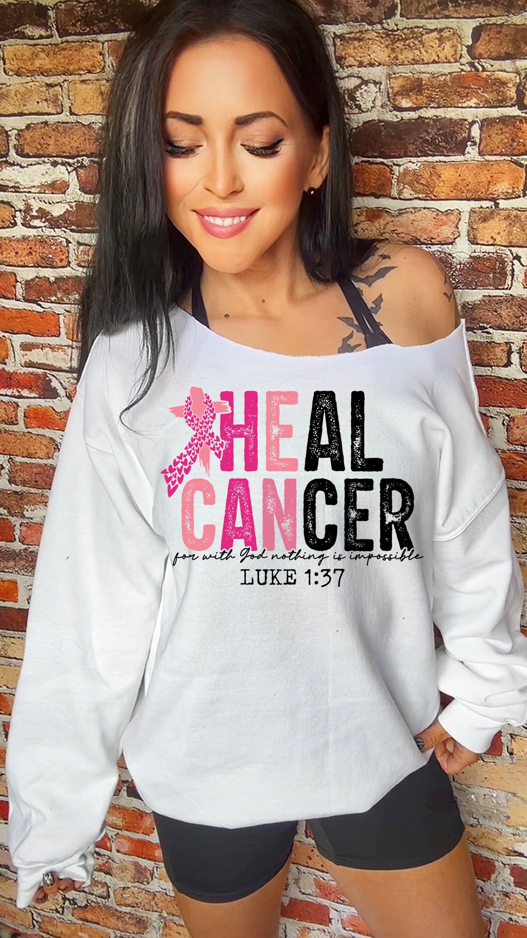 Heal Cancer 11in DTF Transfer SKU86