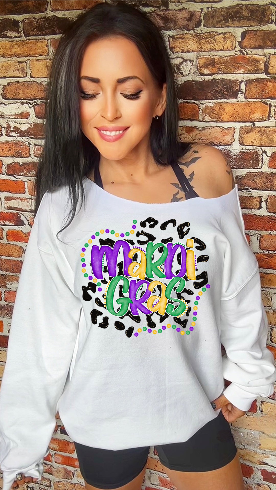 Mardi Gras Cake Adult 11in DTF Transfer SKU136