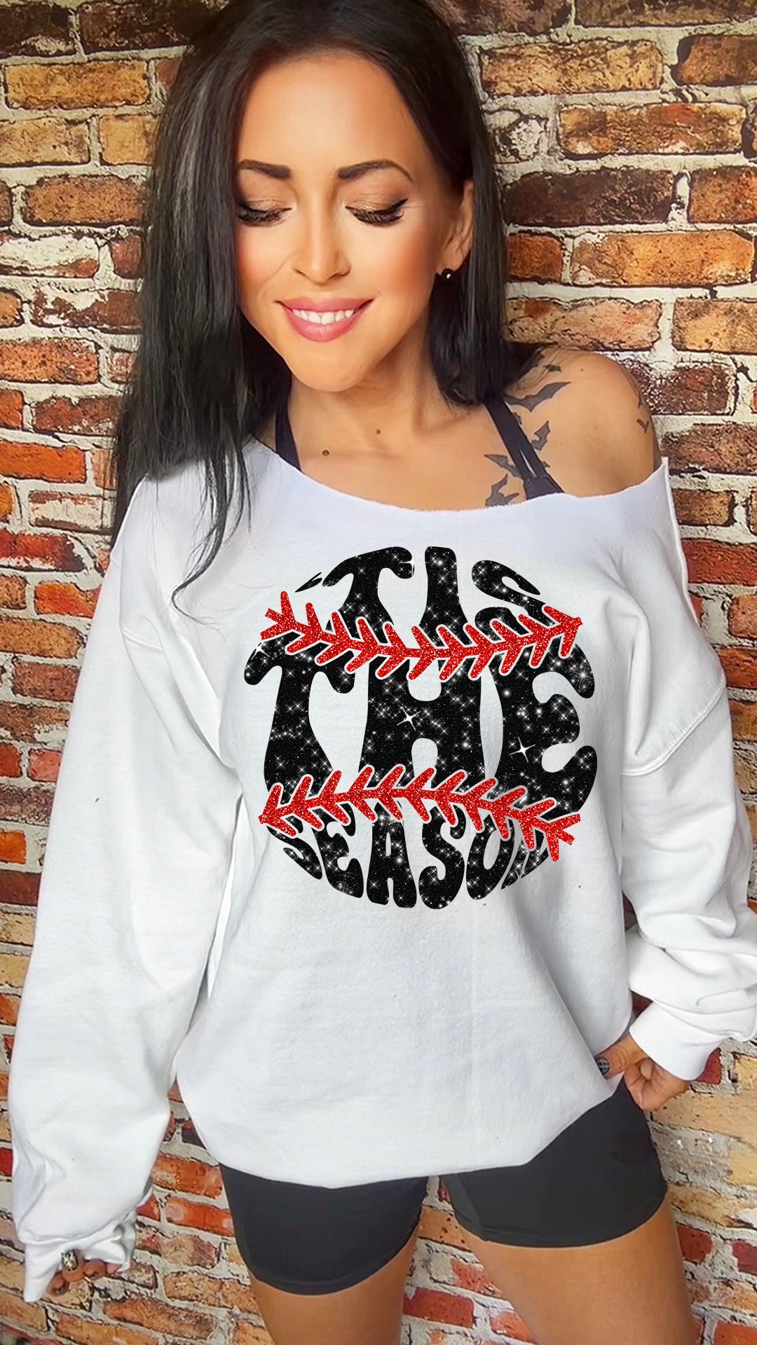 Tis The Season Baseball Adult 11in DTF Transfer SKU71