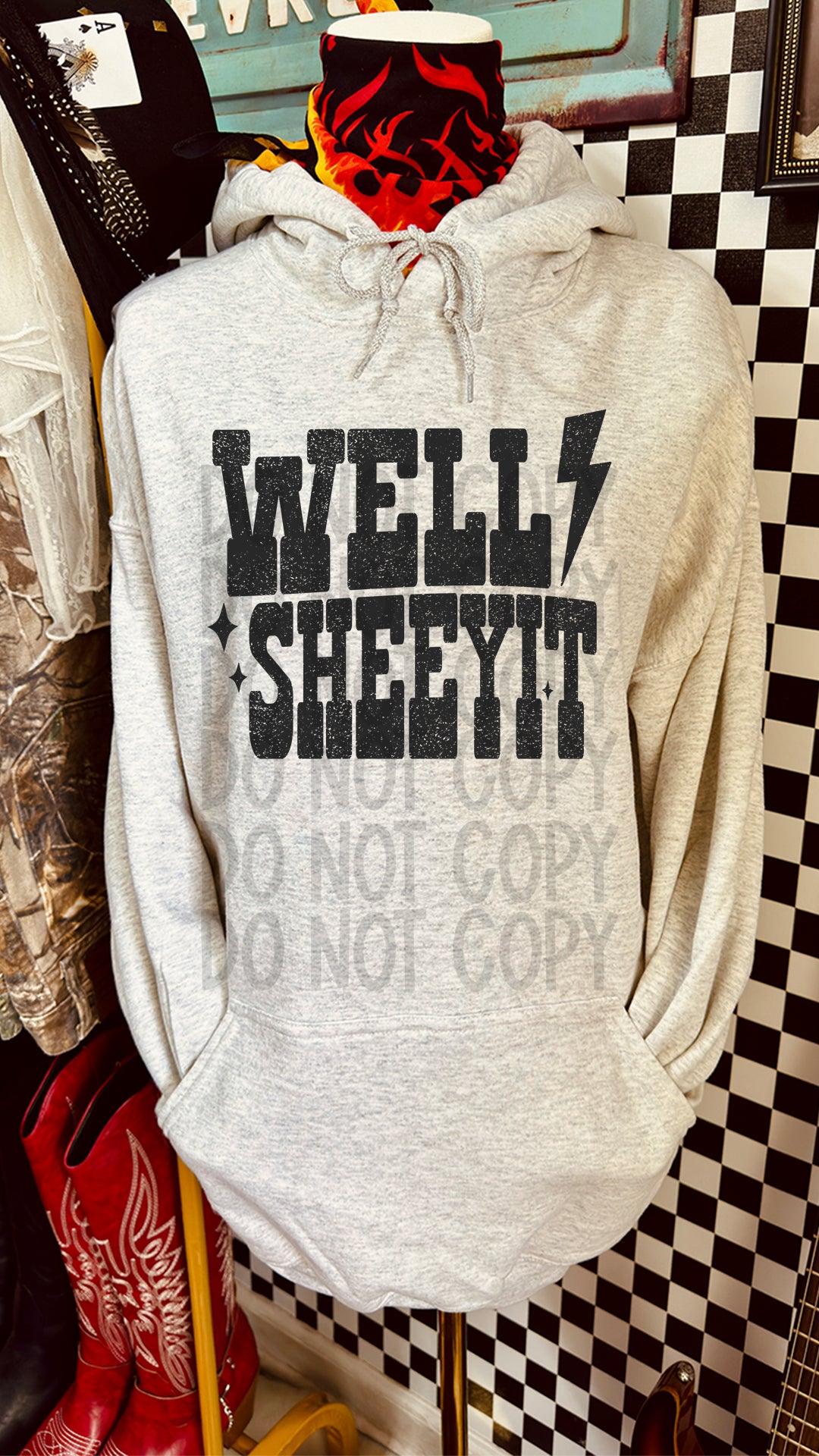 Well Sheeyit Western DTF Transfer 11in-SKU78