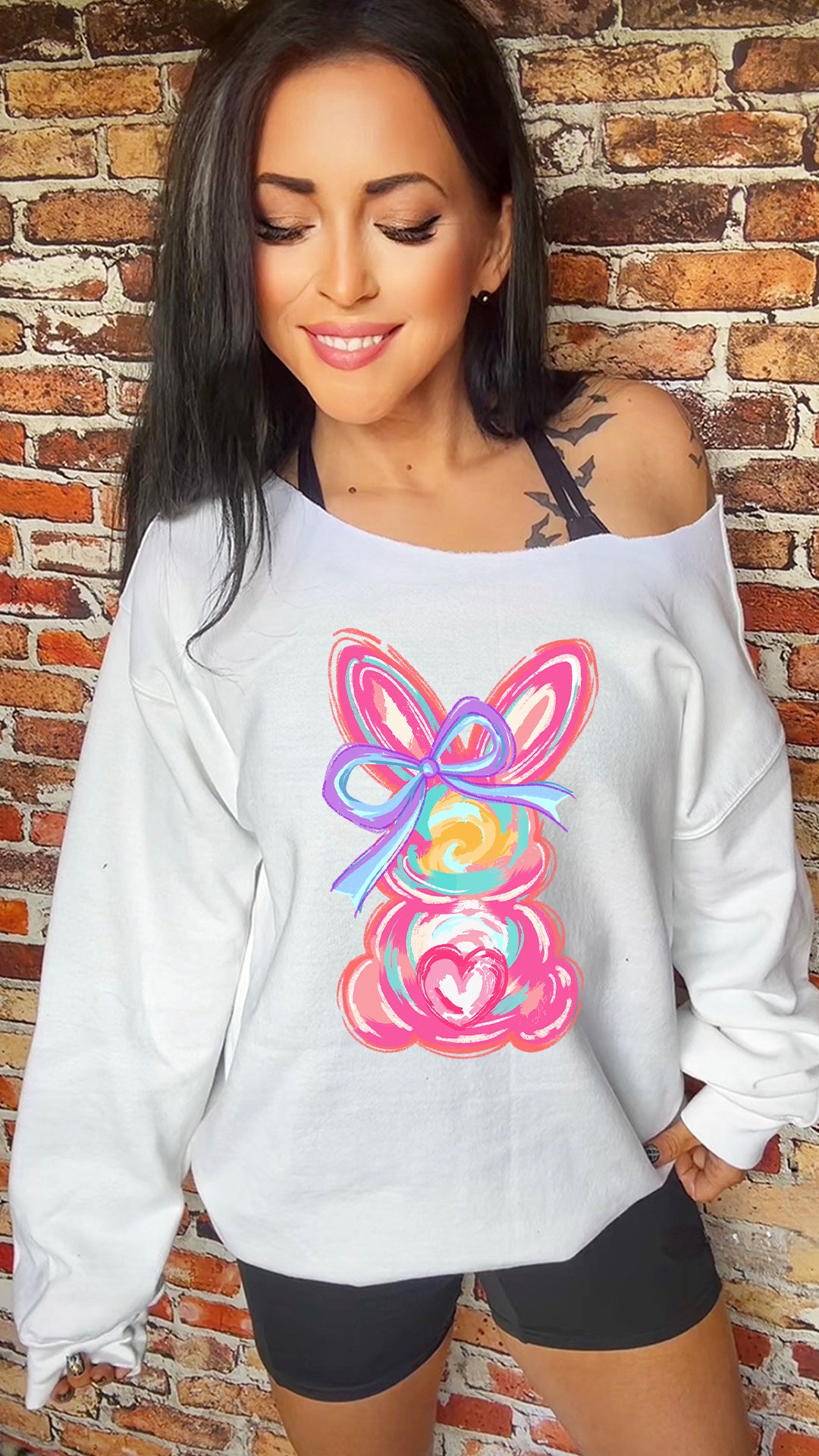 Bunny Adult 11in DTF Transfer SKU22