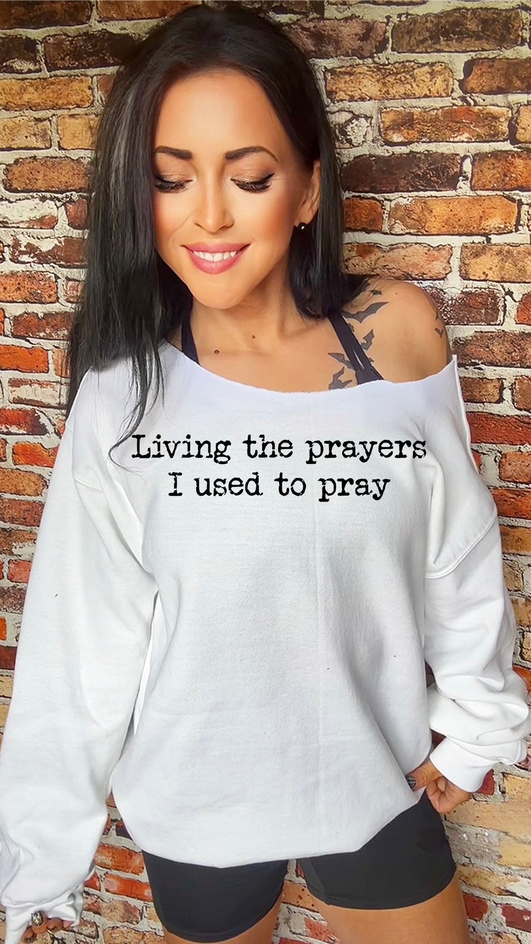 Living The Prayers Adult 11in DTF Transfer SKU147