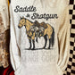 Saddle Western DTF Transfer 11in-SKU34