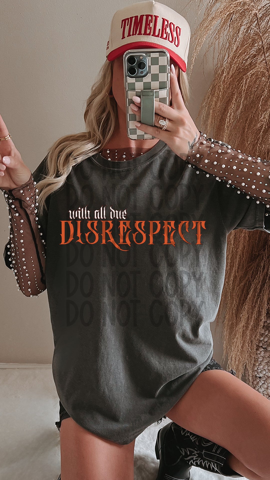 Disrespect Yallternative DTF Transfer 11in-SKU1