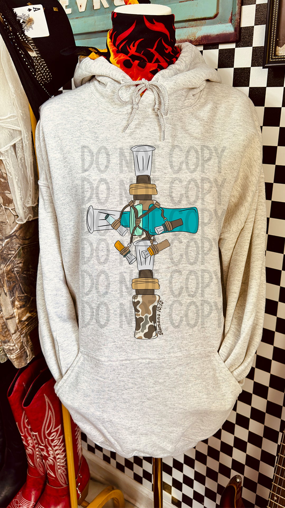 Jesus Calls Cross Faith DTF Transfer 11in-SKU21