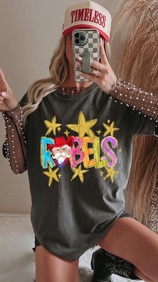 Rebels Sports DTF Transfer 11in-SKU39