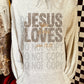 Jesus Loves Faith DTF Transfer 11in-SKU102