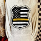 Thin Yellow Line Occupation DTF Transfer 11in-SKU57