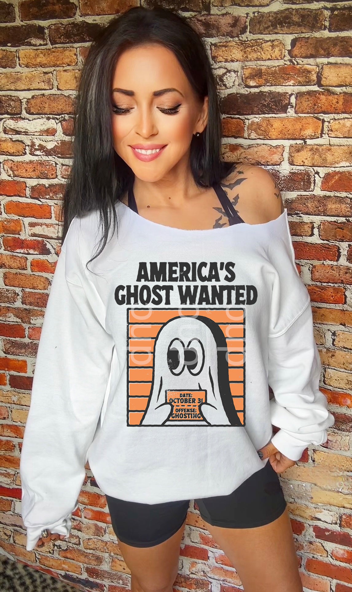 Americas Ghost Wanted DTF Transfer SKU0019