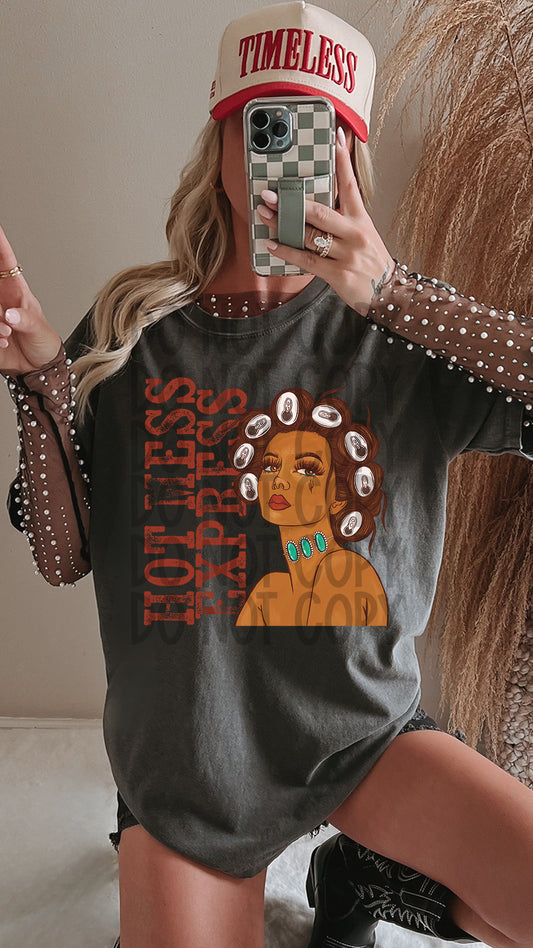 Hot Mess Express Yallternative DTF Transfer 11in-SKU6