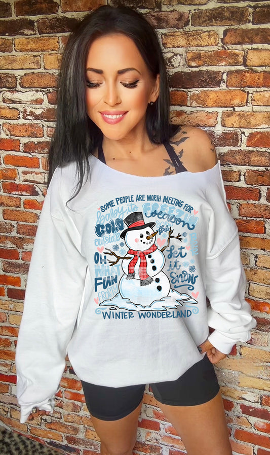 Snowman Christmas DTF Transfer SKU0205