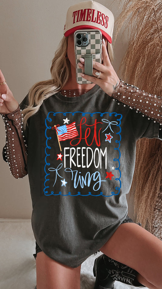 Freedom Holiday DTF Transfer 11in-SKU73
