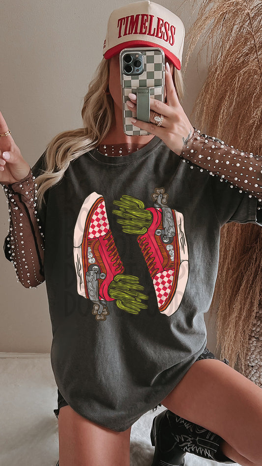 Checkered Life Yallternative DTF Transfer 11in-SKU13