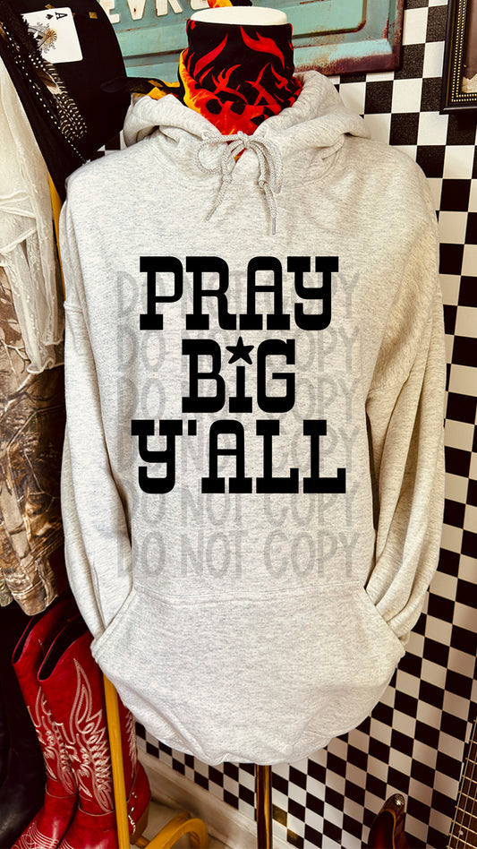 Pray Big Y’all Faith DTF Transfer 11in-SKU27
