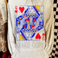 Queen of Hearts Holiday DTF Transfer 11in-SKU107