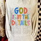 God Is In The Details Faith DTF Transfer 11in-SKU60