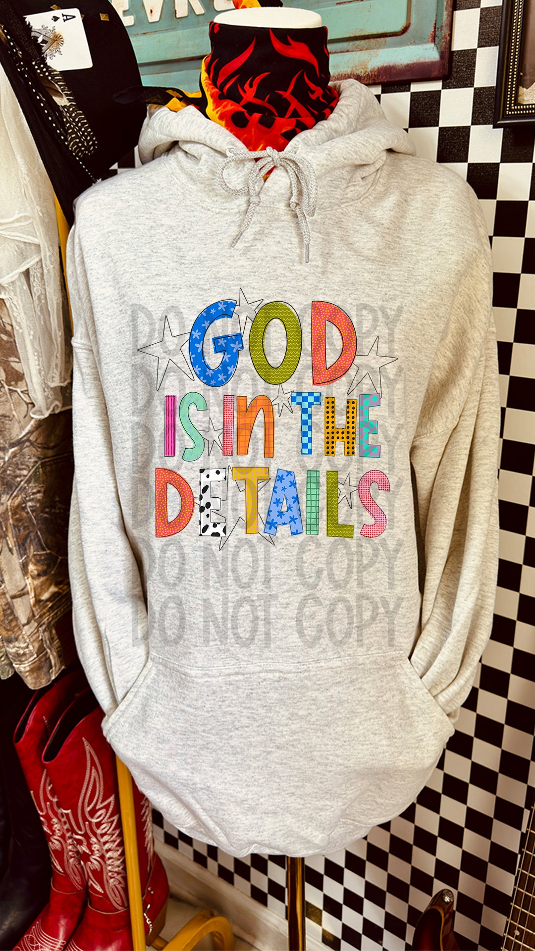 God is in the Details Faith DTF Transfer 11in-SKU99