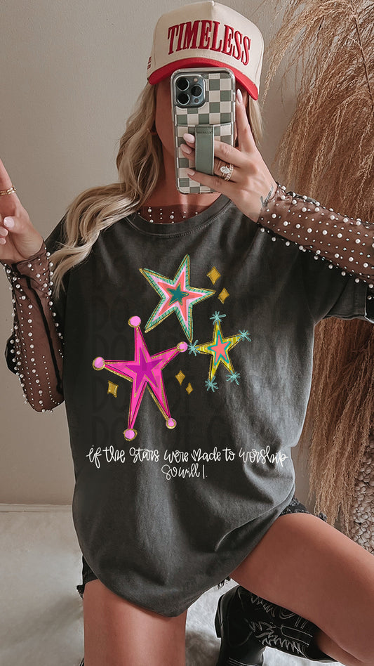 Stars Made To Worship Faith DTF Transfer 11in-SKU90