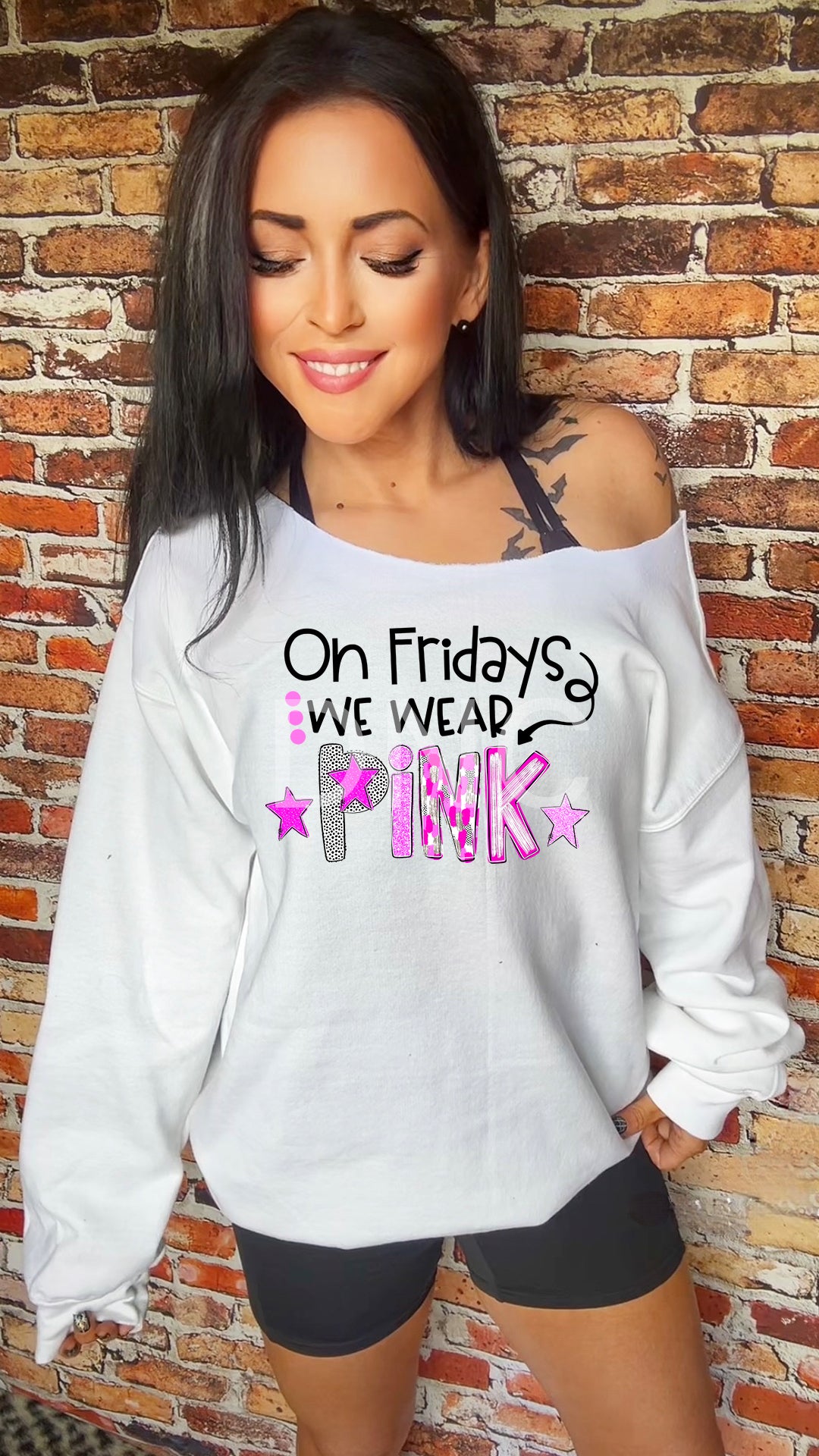 On Fridays We Wear Pink DTF Transfer SKU0276