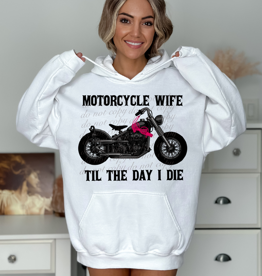 Motorcycle Wife DTF Transfers SKU8784
