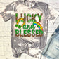 Lucky and Blessed St. Patrick’s Day DTF Transfers SKU5142