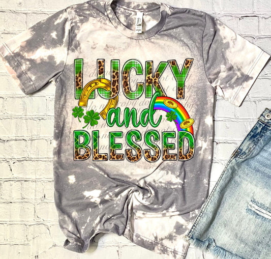 Lucky and Blessed St. Patrick’s Day DTF Transfers SKU5142